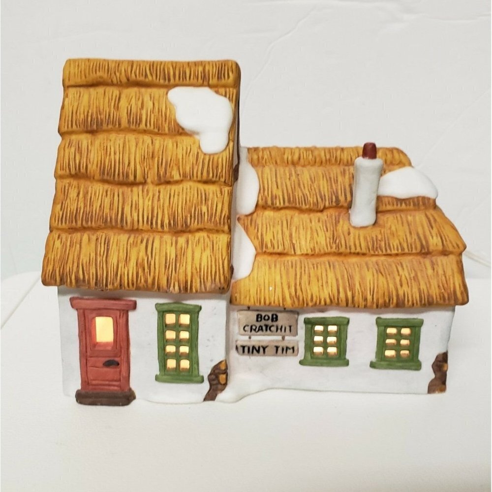 Heritage Village Collection Dickens' Village Series "The Cottage of Bob …